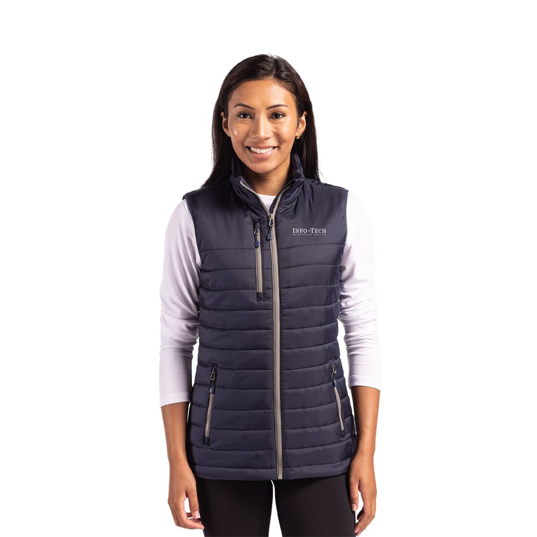Info - Tech Clique Valhalla Full Zip Women's Puffer Vest