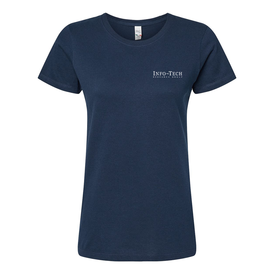 Info - Tech M&O Women's Gold Soft Touch T-Shirt