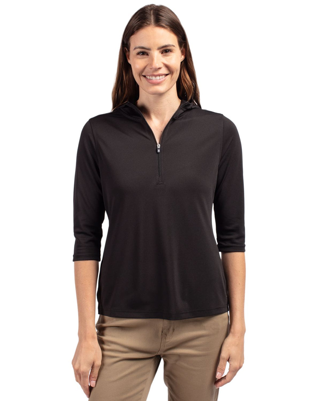 McLean Women's Cutter & Buck Virtue Eco Pique Recycled Quarter Zip