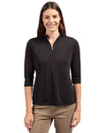 McLean Women's Cutter & Buck Virtue Eco Pique Recycled Quarter Zip