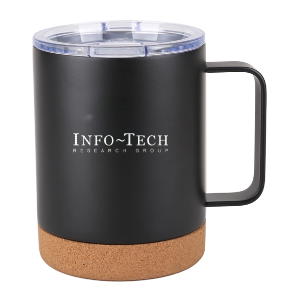 Info-Tech Zeya Vacuum Mug w/Cork - 12oz