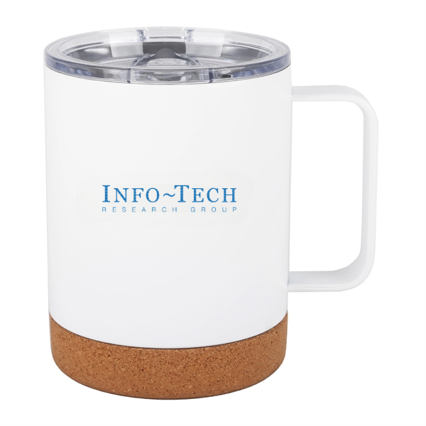 Info-Tech Zeya Vacuum Mug w/Cork - 12oz