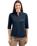 Info - Tech Women's Cutter & Buck Virtue Eco Pique Recycled Quarter Zip